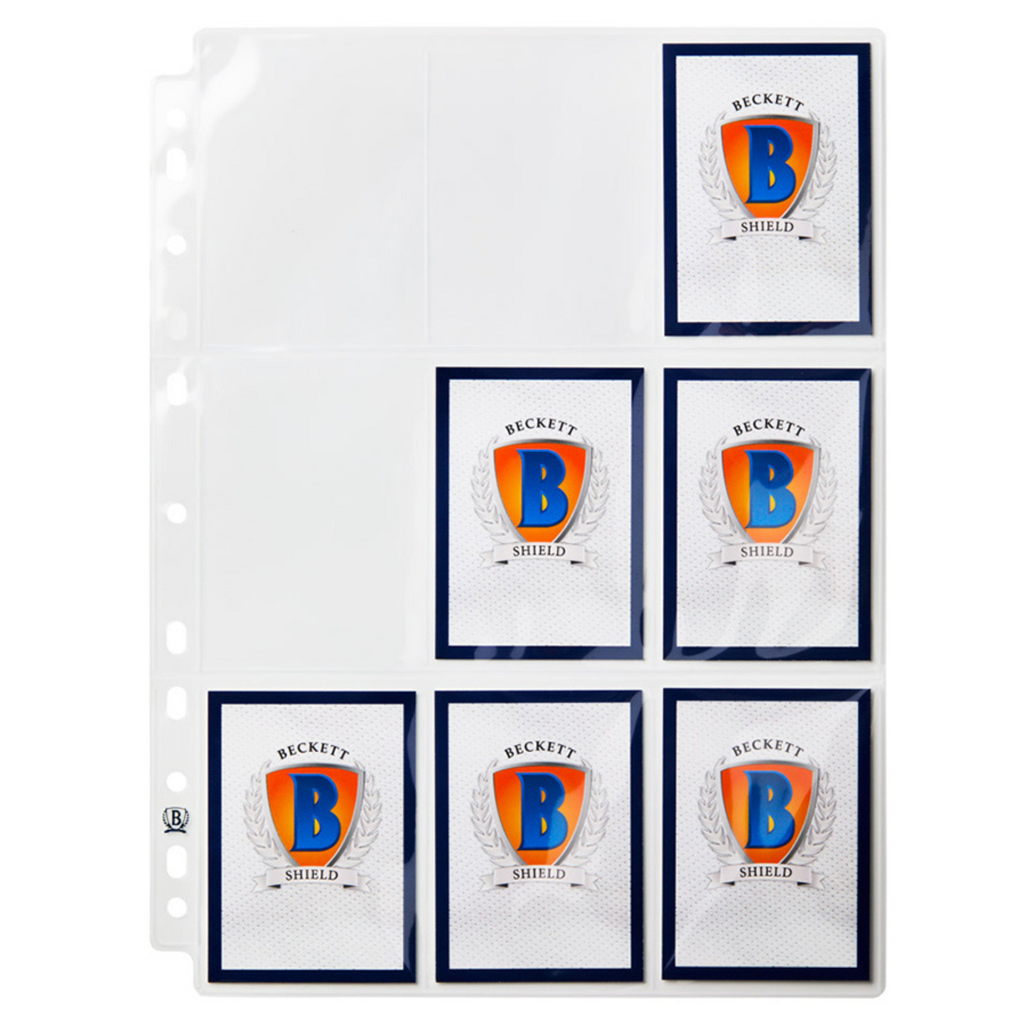 Lot de 100 feuilles 9 pochettes Beckett Shield pour classeur de cartes à collectionner.