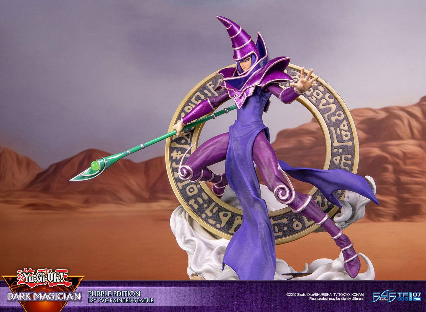 Yu-Gi-Oh! Figurine First 4 Figures : Dark Magician Purple Version
