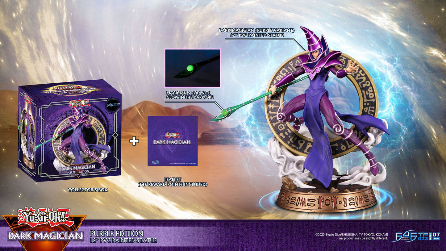Yu-Gi-Oh! Figurine First 4 Figures : Dark Magician Purple Version