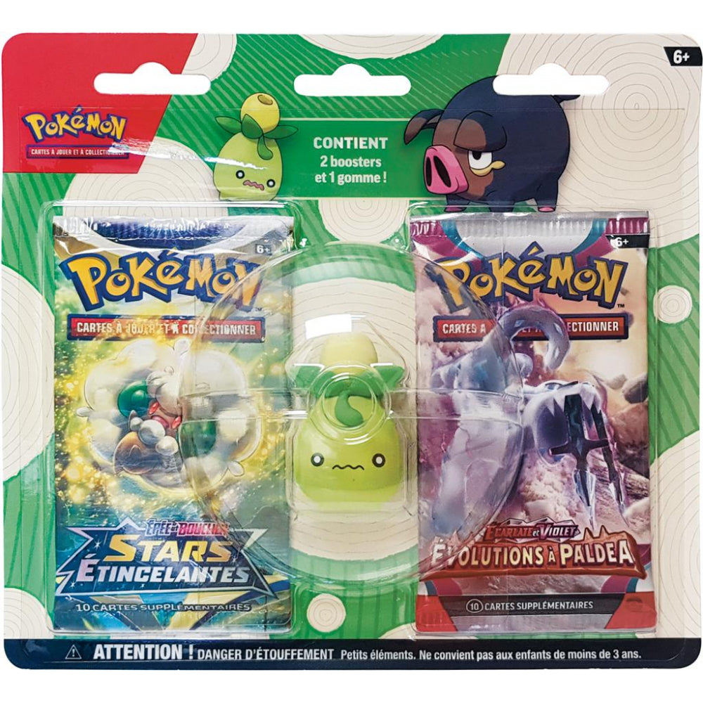Pokémon Duopack Gomme Rentrée 2023 : Olivini