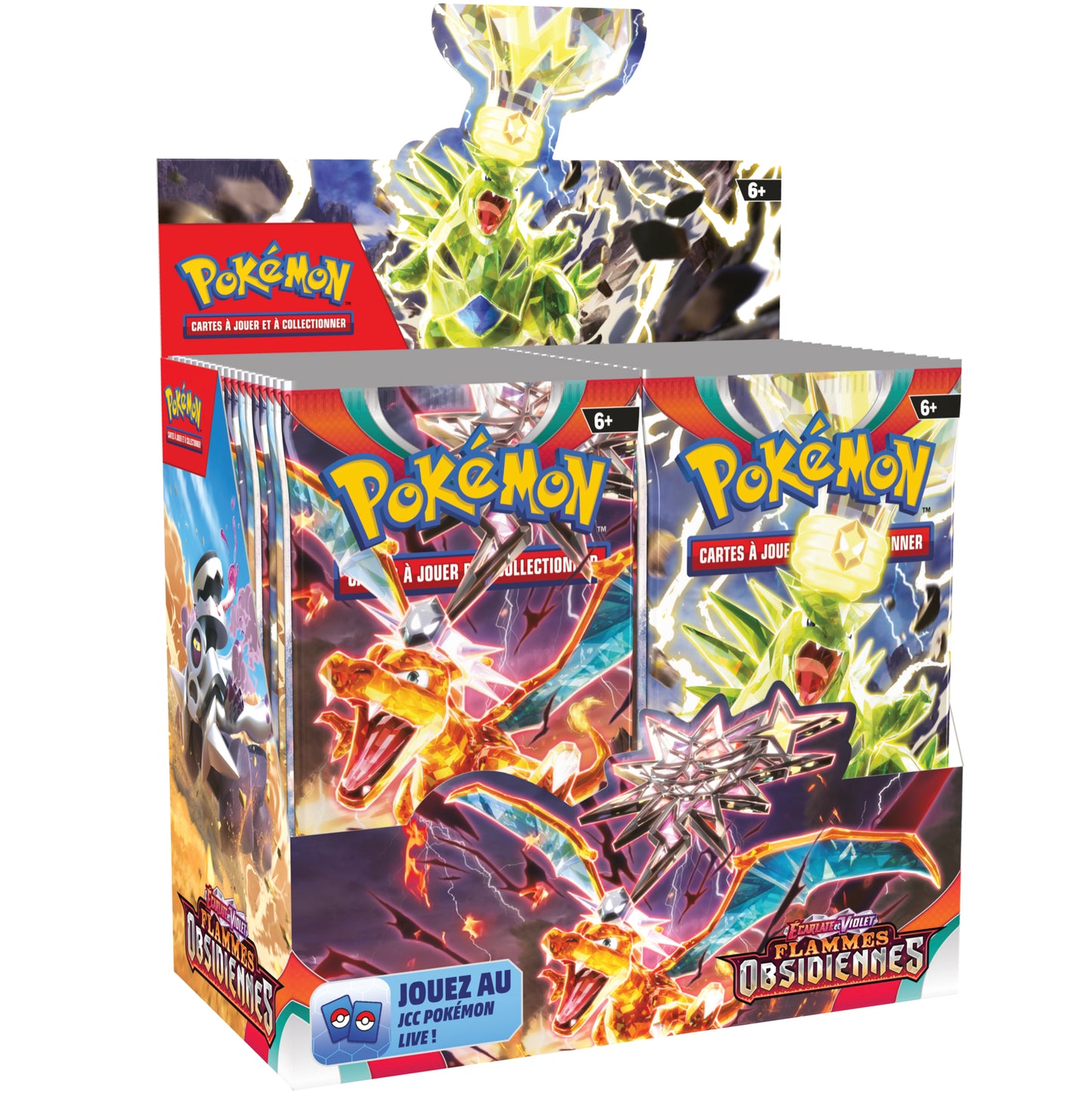 Pokémon Display 36 Boosters : Flammes Obsidiennes EV03