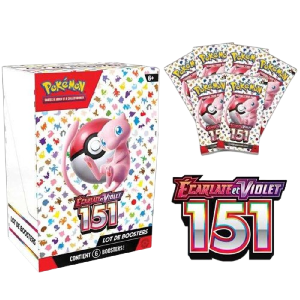 Pokémon EV03.5 151 : Bundle 6 Boosters