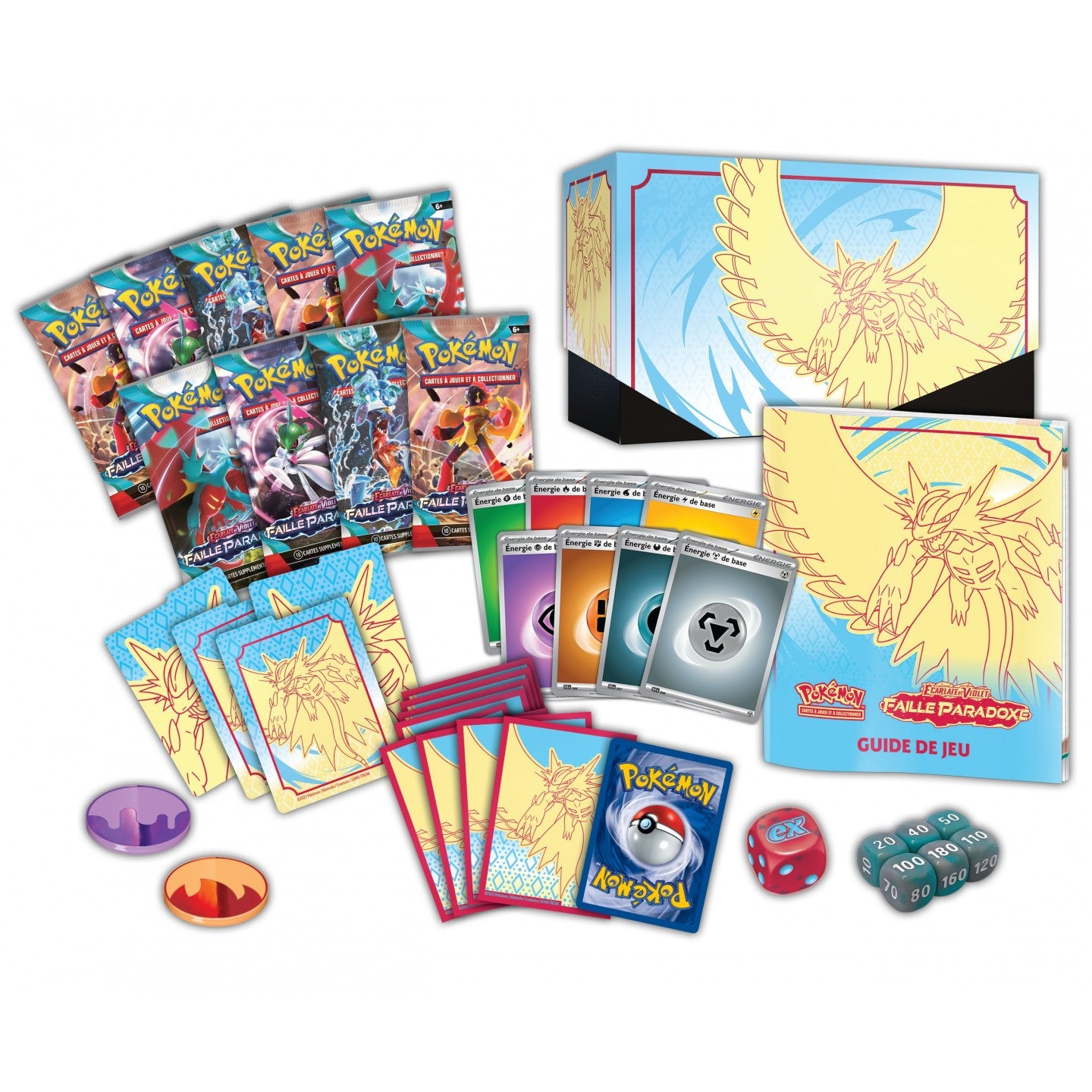 Pokémon Coffret Dresseur d'Élite EV04 Faille Paradoxe : Rugit-Lune