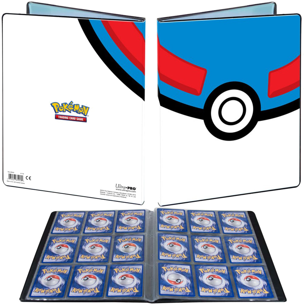 Pokémon Portfolio Ultra PRO Super Ball : A4 9 Cases 180 cartes