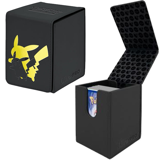 Pokémon Deck Box Ultra PRO Alcove Flip Box Similicuir Pikachu