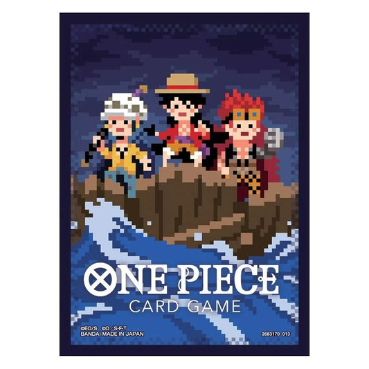 Sleeves One Piece Card Game V6 : Three Captains Pixel Art