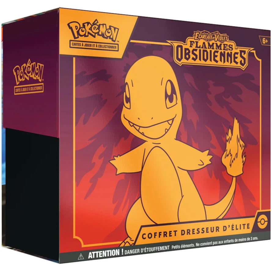 Pokémon Coffret Dresseur d'Élite EV03 Flammes Obsidiennes