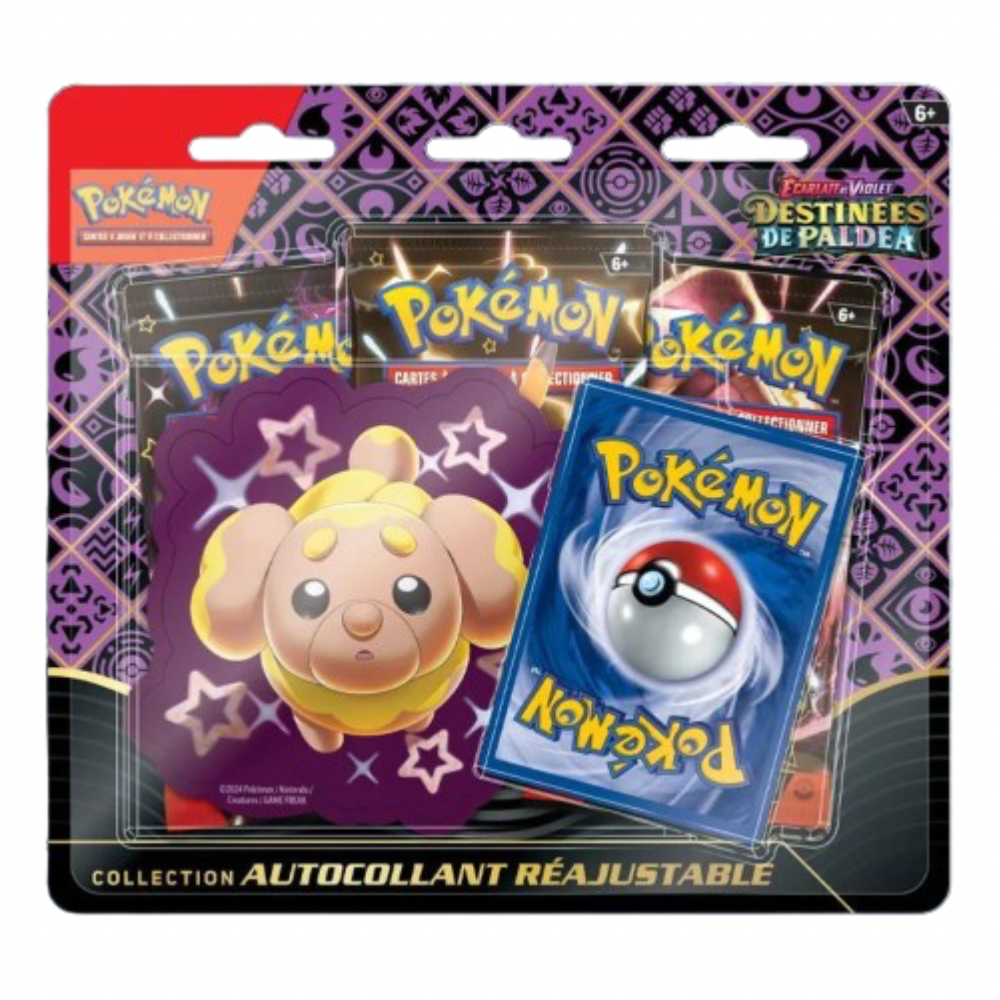 Pokémon Tripack Tech Stickers EV04.5 Destinées de Paldea : Pâtachiot