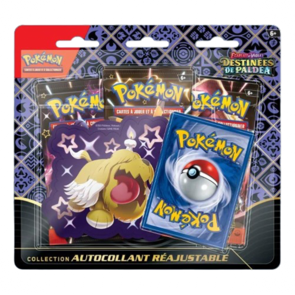 Pokémon Tripack Tech Stickers EV04.5 Destinées de Paldea : Toutombe