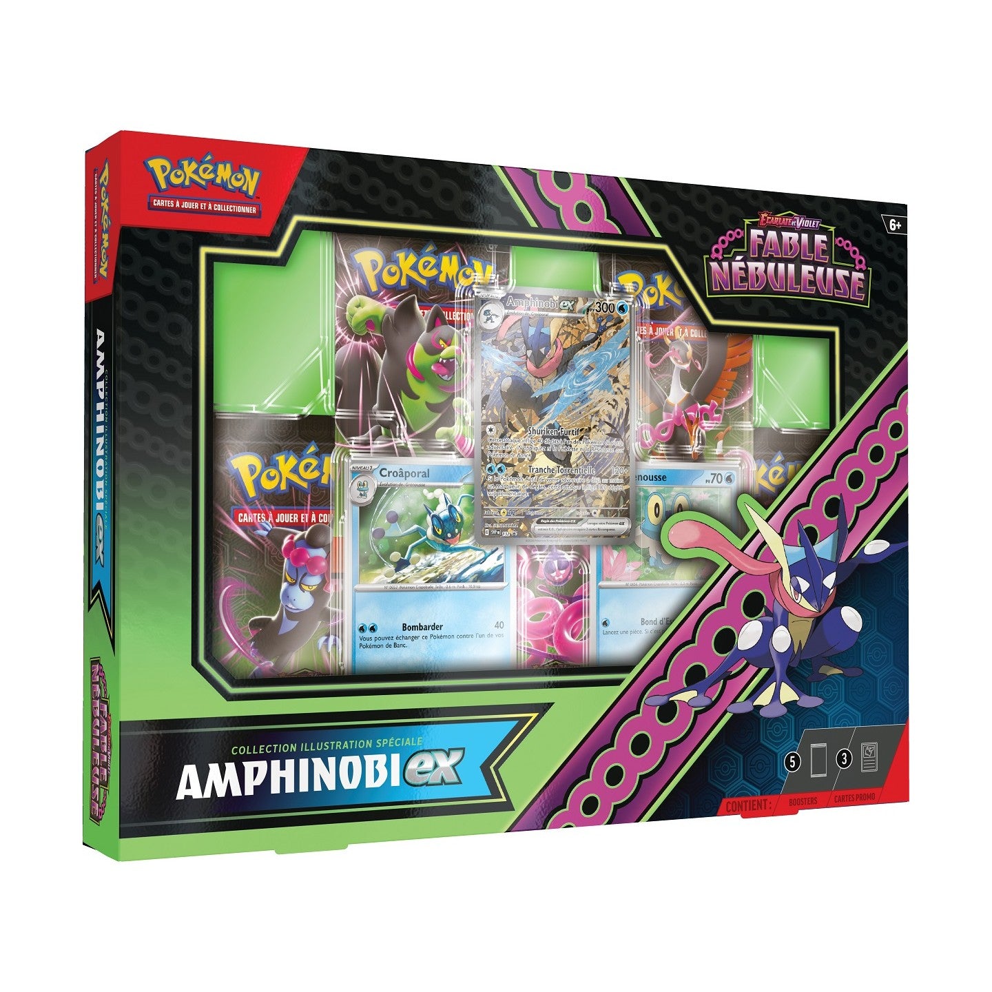 Pokémon Coffret Collection Illustration Spéciale EV06.5 Fable Nébuleuse : Amphinobi ex