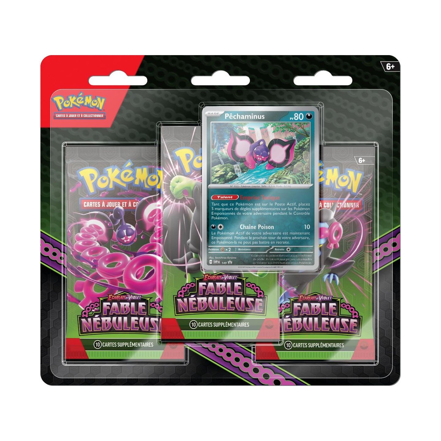 Pokémon Tripack EV06.5 Fable Nébuleuse : Pêchaminus