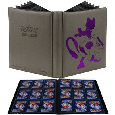 Pokémon Portfolio Ultra PRO Pro-Binder Similicuir Mewtwo : A4 9 Cases 360 cartes