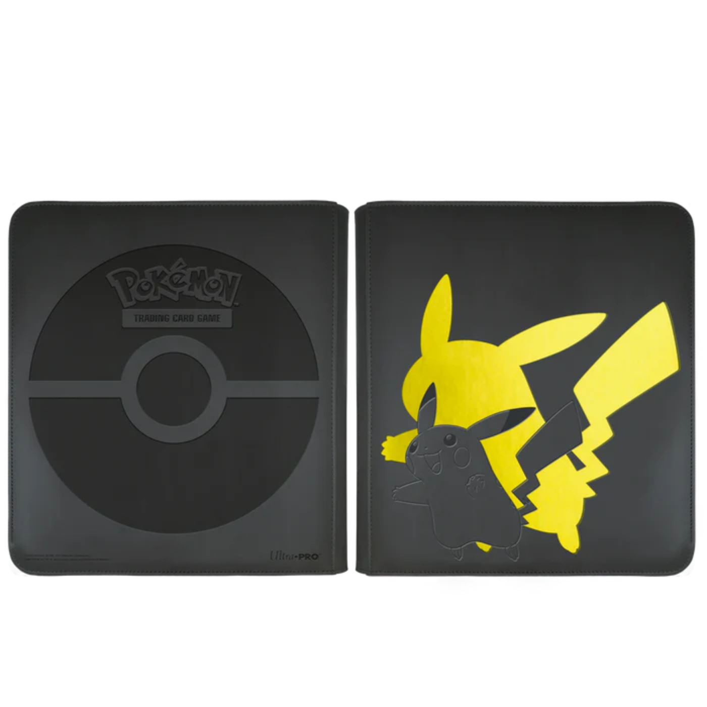 Pokémon Portfolio Ultra PRO Pro-Binder Similicuir Pikachu 12 Cases