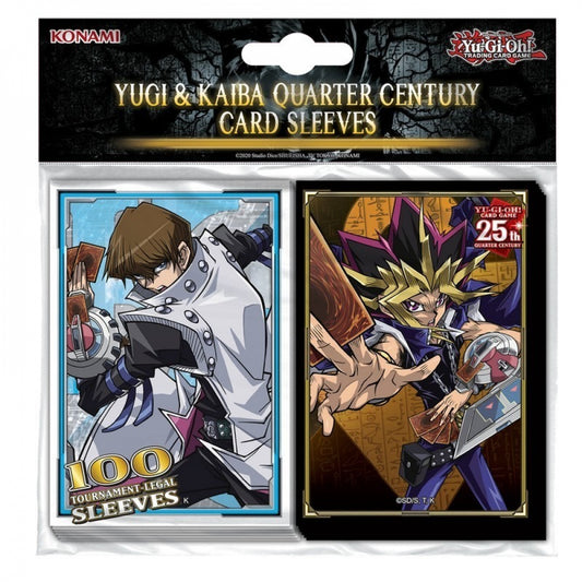 Sleeves Yu-Gi-Oh! x100 Quarter Century : Yugi & Kaiba