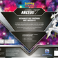 Coffret Arceus V Verso
