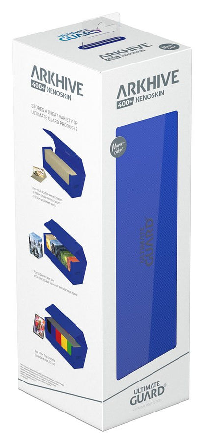 Ultimate Guard Arkhive 400+ XenoSkin Monocolor Bleu packaging